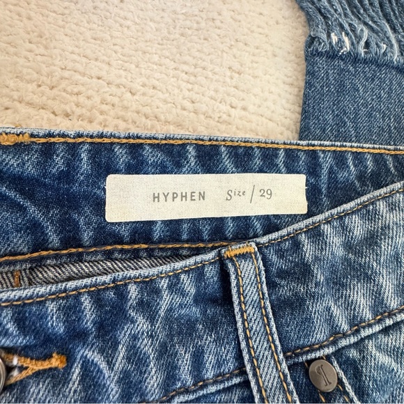 Anthro Pilcro Fringe Ankle Jeans 29 - Picture 6 of 16